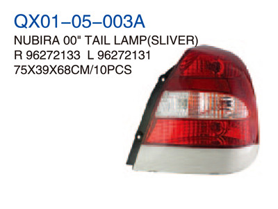 QX01-05-003A NUBIRA00"TAIL LAMP SLIVER