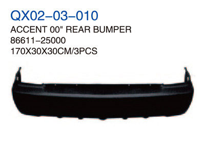 ACCENT 00" REAR BUMPER