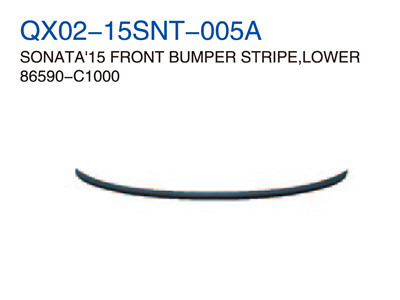 SONATA 15"FRONT BUMPER STRIPE LOWER